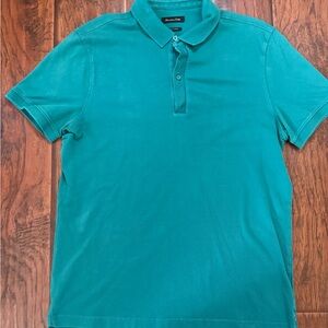 Massimo Dutti Mens Polo Shirt - Green - Size L - used in good condition.